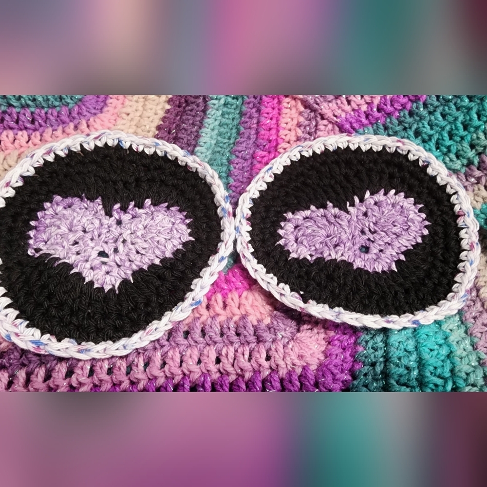 2 Heart Coasters